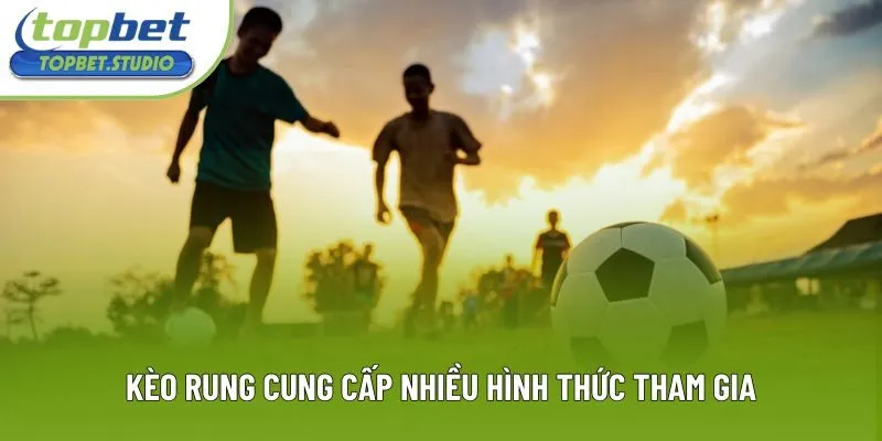 Kèo rung cung cấp nhiều hình thức tham gia Kèo rung cung cấp nhiều hình thức tham gia